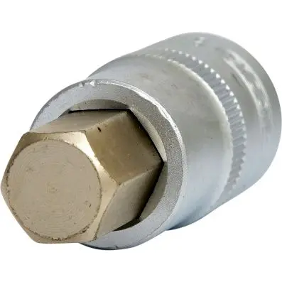 1/2" Bit socket hexagon, short, 14mm 