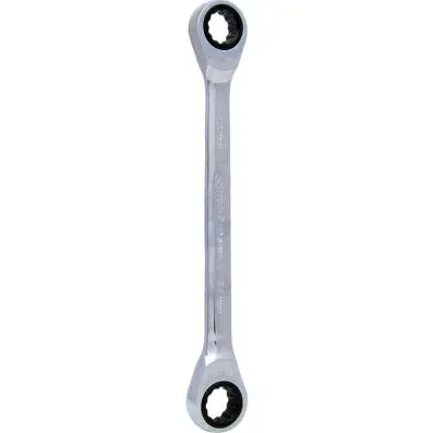 GEARplus Double ring ratchet spanner, 10 x11mm 
