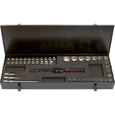 1/2" ERGOTORQUE®precision torque wrench set with reversible ratchet head, 20-100 
