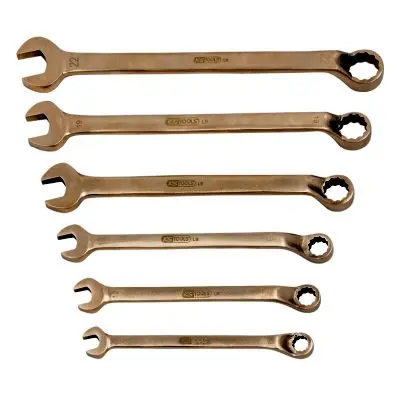 BRONZEplus Combination spanner set offse t 6 pcs 10-22mm 