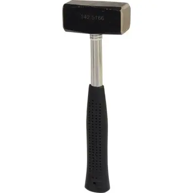 Club hammer, steel tube handle, 1250g 