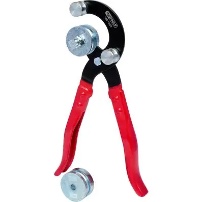 Brake pipe flaring pliers 