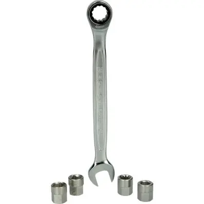 Brake piston special socket wrench set f or WABCO and Knorr disk brakes, 5 pcs 