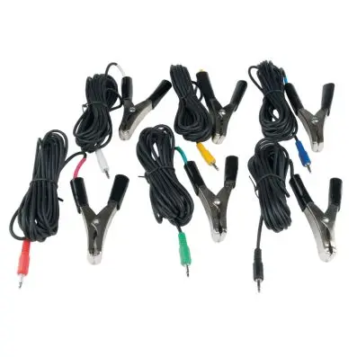 Coulour coded cable, 6 pcs 