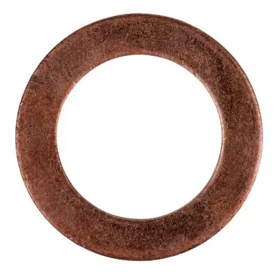 Copper washer, external-Ø 25,5mm, intern al-Ø 16mm, pack of 10 