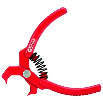Rivet pliers, red, angled, 100mm 