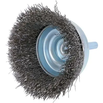 Rust free steel jar brush 0,3mm, Ø 63mm 