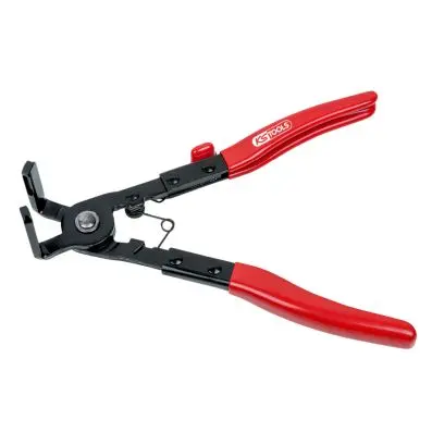 Hose clamp pliers, angled 