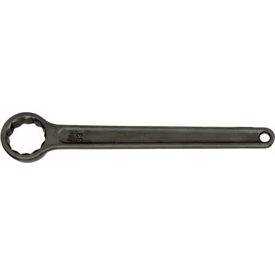 Single-end box wrench, straight, 38 mm 