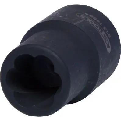 1/2" Spiral profile impact socket, 12mm 