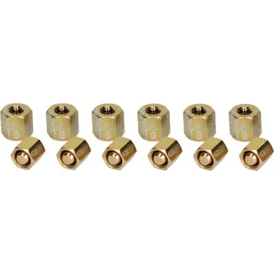 Locknut Set for Injection/Diesel Engines , 12 pcs. 