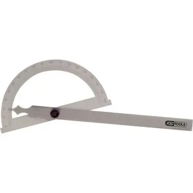 Steel protractor 0-180°,400x600mm 