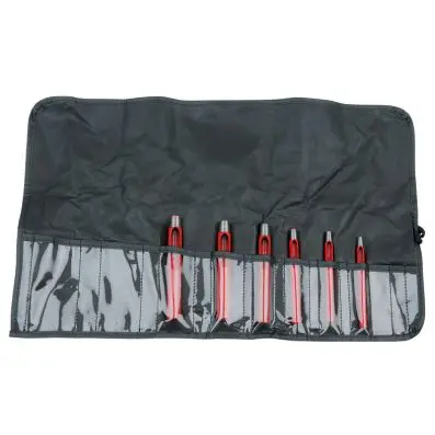 Round hole punch set, 6 pcs 