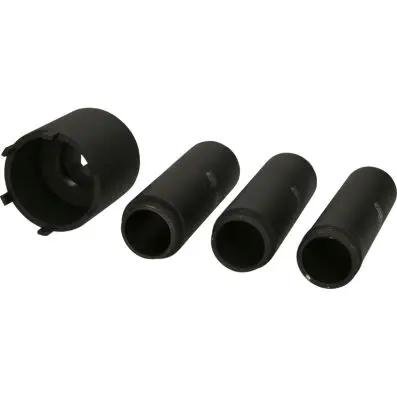 Groove nut spanner set with 3 guide pipe s for Mercedes, Ø 63 mm, 4 pcs. 