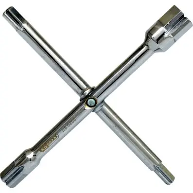 Plumbers cross wrench, 10 functions 
