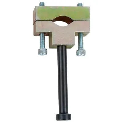 Device with guide bolts for joint head f ixing 