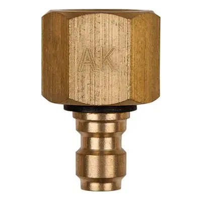 Adaptor piece M12x1.5 internal thread an d 1/4" hose connection 