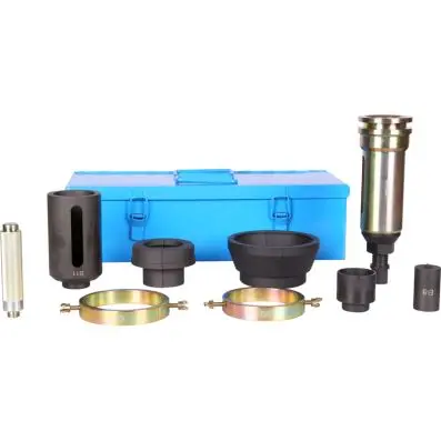 Differential main shaft bearings puller set for DAF, 10 pcs 