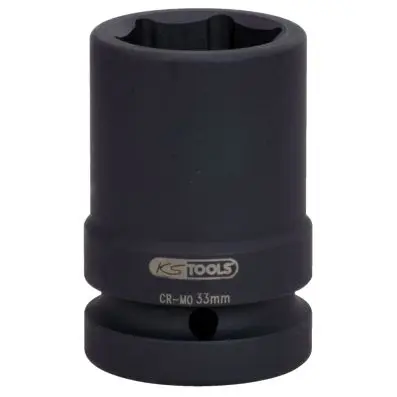1" Hexagon impact socket, medium, 27mm 