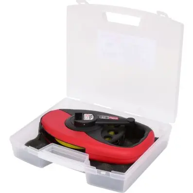 Frame tape measure with yellow steel tap e, plastic housing, 50m 