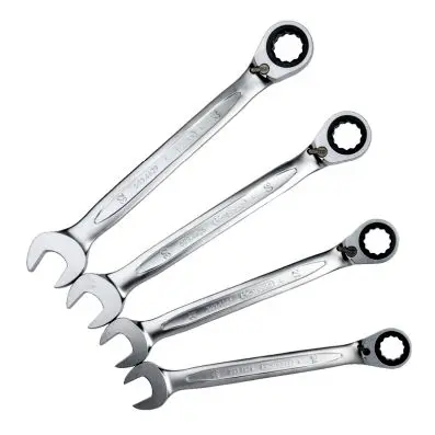 GEAR+ rev comb spanner set, 4pcs,24-32mm 