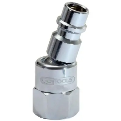 1/4" Metal ball joint fitting nipple, 46 mm 