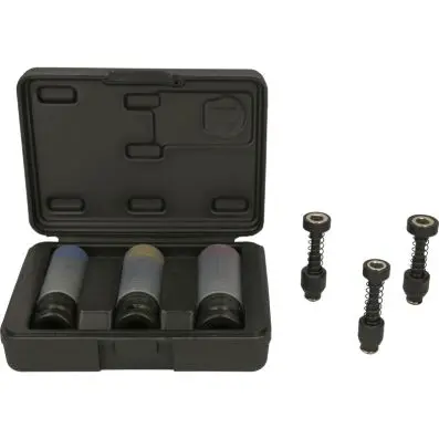 1/2" SlimPOWER alloy wheels impact socke t set with integrated magnets, 6 pcs. 