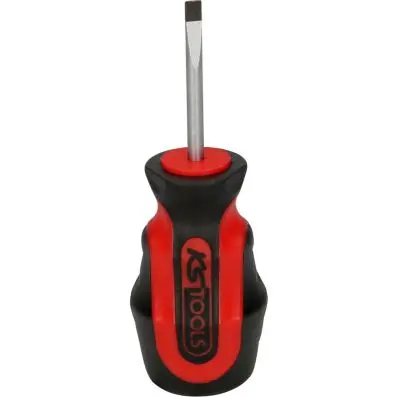 ERGOTORQUEplus screwdriver for slotted s crews, 4mm, stubby 