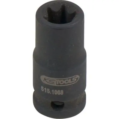 1/4" Torx E impact socket, short, E8 