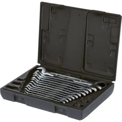 GEARplus Combination ratcheting spanner set, 12 pcs 
