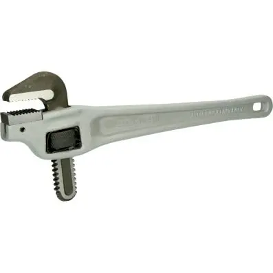 Aluminium single-handed pipe wrench, 1.1 /2" 
