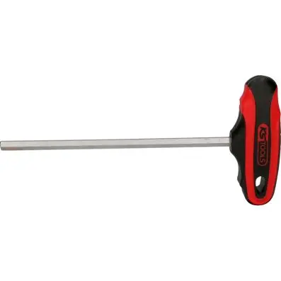 T-handle hexagon key wrench, 6mm, 185mm 