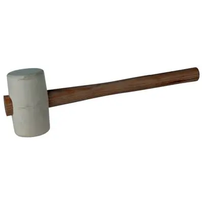 Rubber hammer white, 735g 