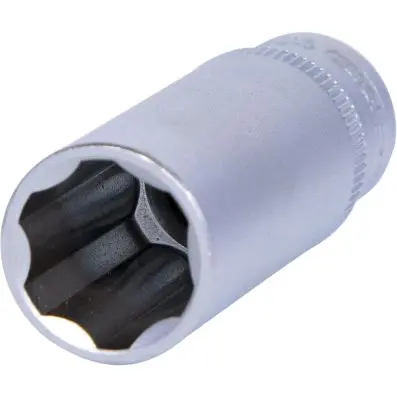 1/4" Hexagonal socket, long, 13mm 
