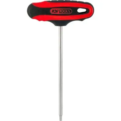 T-handle Torx key wrench short, T10 