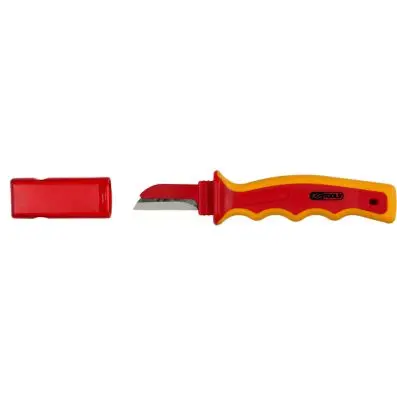 Cable knife with protective insulation, 205mm 