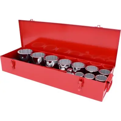 1" Socket set, 15 pcs 
