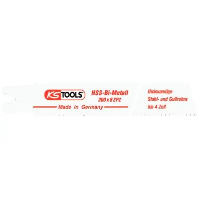 Sabre saw blades Rems, HSS-Bi-Metall, 20 0mm, 3,2mm, pack of 5 