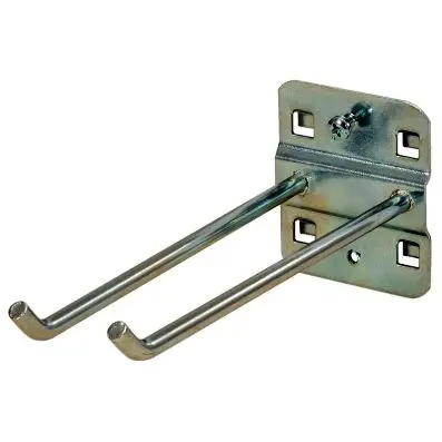 Double tool holder with angled hook end, Ø 6 mm, 150mm 