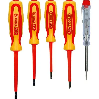 ERGOTORQUE VDE screwdriver set, 5 pcs, P H+slot 