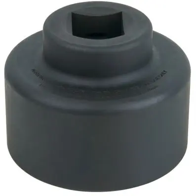 1" Axle nut socket, 6 point, short, 70mm 