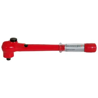 1/2" torque wrench with protective insul ation and reversible ratchet head, 5-50N 