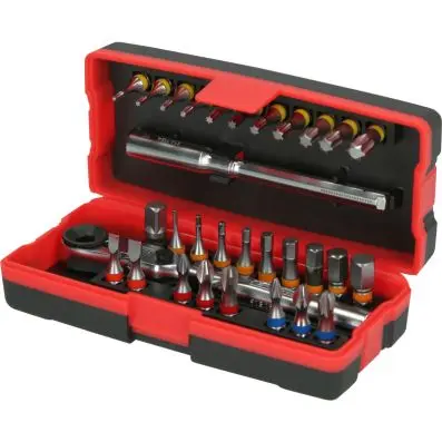 1/4" Bit set, 31 pcs 