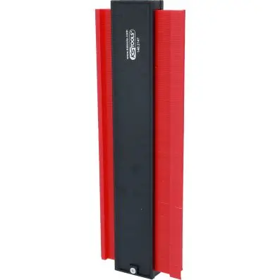 Contour gauge, plastic, 250mm 