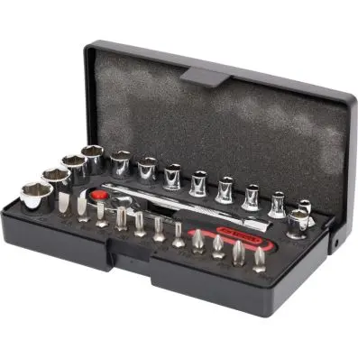 1/4" CHROMEplus Socket set, 26 pcs 