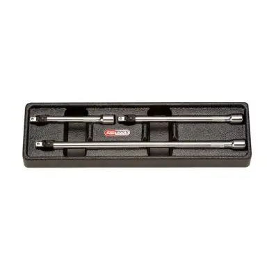 1/4" CHROMEplus Extension set with inter lock, 3 pcs 