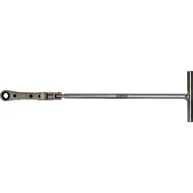Glow plug T-handle ring ratchet wrench, 8mm 