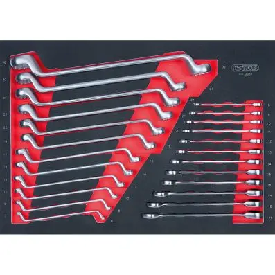SCS wrench set, 24 pcs, 1/1 system inser t 