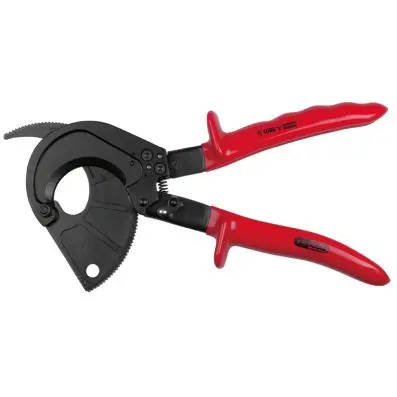 Ratchet cable shear with protective insu lation, 310mm 