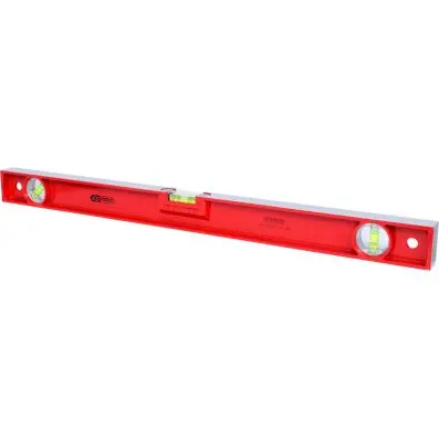 Heavy aluminium die cast spirit level in skeleton form, 600mm 